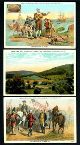 PA52  Pa Lot of 6 Expo 1926 Pilgrims Cornwallis, Panorama Hills Valley, College