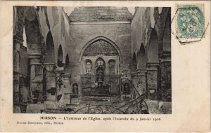 CPA HIRSON L'interieur de l'eglise (157167)