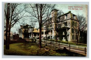 Vintage 1908 Postcard Ozark Sanitorium Hot Springs Arkansas