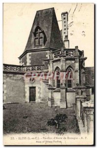 Old Postcard Blois Pavilion & # 39Anne De Bretagne