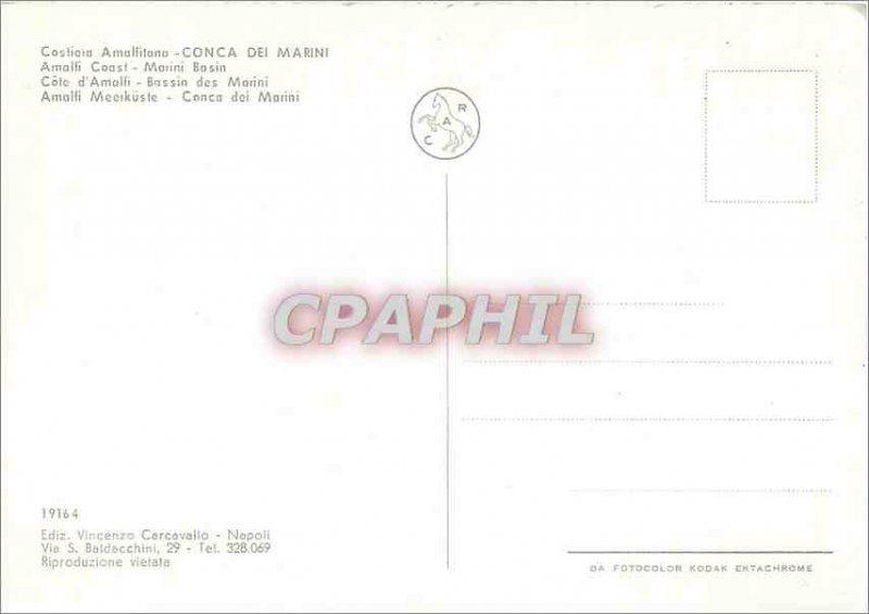 Modern Postcard Amalfi Coast Basin Marini
