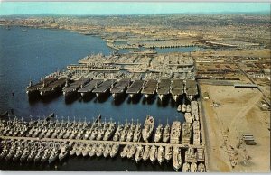 Vintage U. S. Naval Station, San Diego, California Postcard P125 