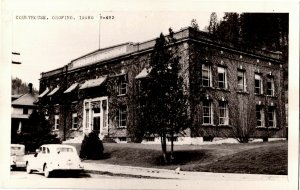 RPPC Court House, Orofino ID Vintage Postcard C53