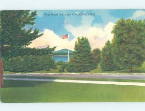 Linen POCONO CREST LAWN Mount Pocono Pines by Tannersville Stroudsburg PA AD6756