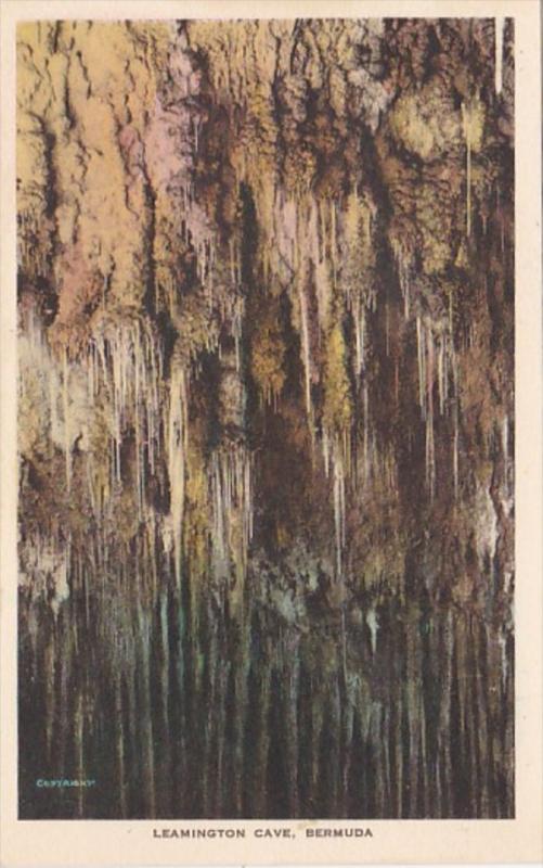 Bermuda Leamington Cave Handolored Albertype