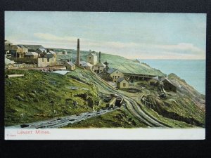 Trewellard Pendeen St. Just LEVANT MINE c1905 Postcard by Pictorial Stationery