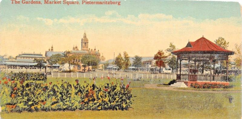 PIETERMARITZBURG SOUTH AFRICA~THE GARDENS-MARKET SQUARE POSTCARD 