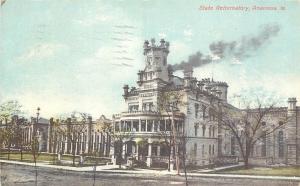 c1907 Postcard State Reformatory Penitentiary Anamosa IA Prison Jones County