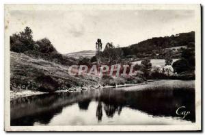 Old Postcard St Honore les Bains Mont Genievre Near L & # 39Etang of Queuldre