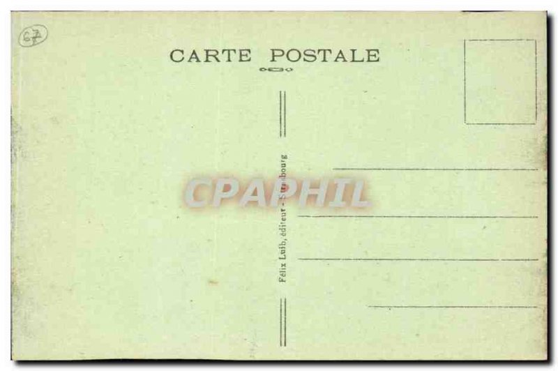 Postcard Old Strasbourg Place Broglie