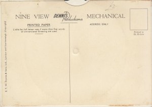 Greetings from Edinburgh wheel multi views novelty postcard