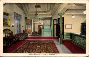 Postcard Lobby at Hotel Hayward in Rochester, New York