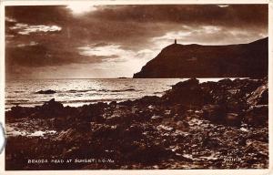 BR87739 bradda head at sunset isle of man real photo  uk