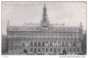 VALENCIENNES (Nord), France, 1900-1910s; Hotel De Ville