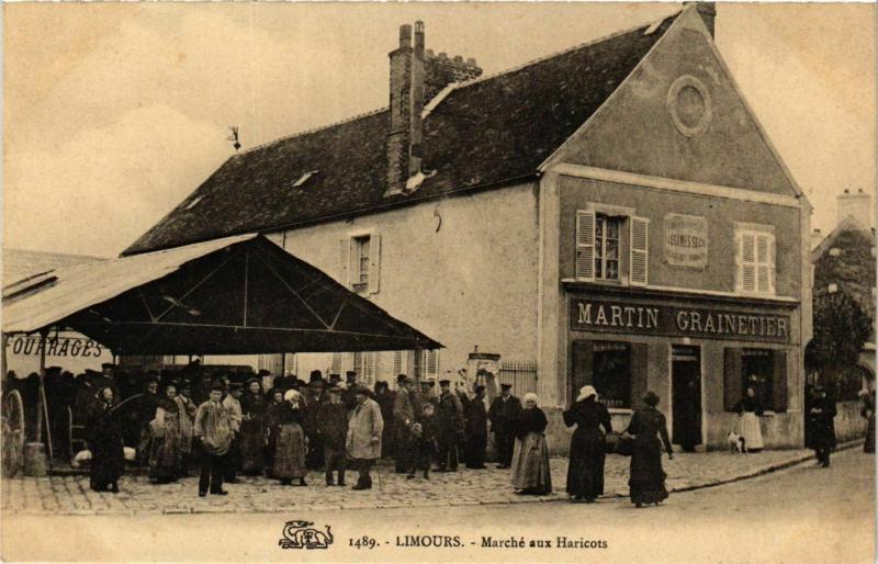 CPA AK LIMOURS Marché aux Haricots (860707)