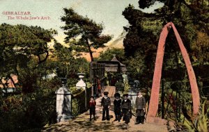 Gibraltar The Whale Jaw Arch Vintage Postcard 09.82