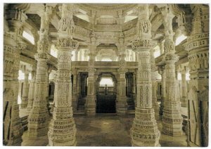 India 2010 Unused Postcard Ranakpur Temple Architecture Columns