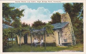 Kentucky High Bridge Park Daniel Boone Log Cabin