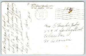 RPPC  Officers' Club  Fort Sheridan  Illinois   Postcard  1946