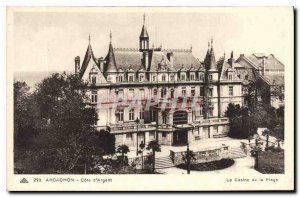 Old Postcard Arcachon Cote d'Argent The Casino Square