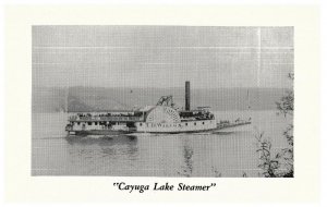 Caguya Lake Steamer of Dewitt Historical Society, Ithaca, NY Ship Postcard