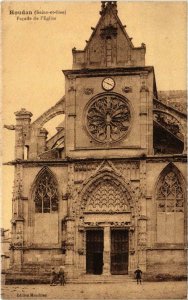 CPA HOUDAN - Facade de l'Église (102695)