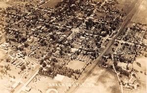 Green Castle Pennsylvania Birdseye View Of City Real Photo Postcard K68784