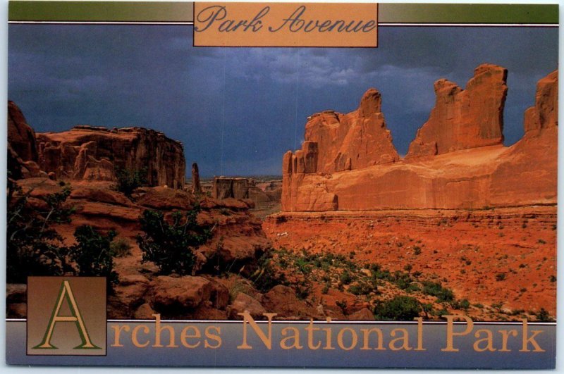 Postcard - Park Avenue, Arches National Park - Utah