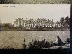 c1907 - Welbeck Abbey - across the lake