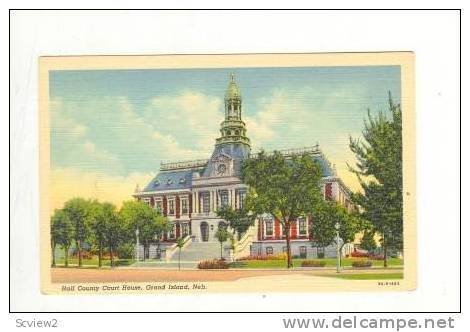 Court House, Grand Island, Nebraska, 30-40s