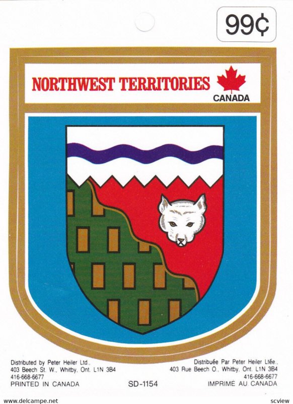 NWT , Canada , 1950-60s ; Label