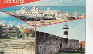 BF29213 the pier oriental gardens the castle southsea  UK  front/back image