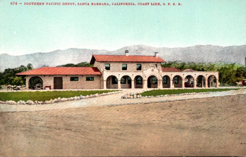 California Santa Barbara Southern Pacific Depot