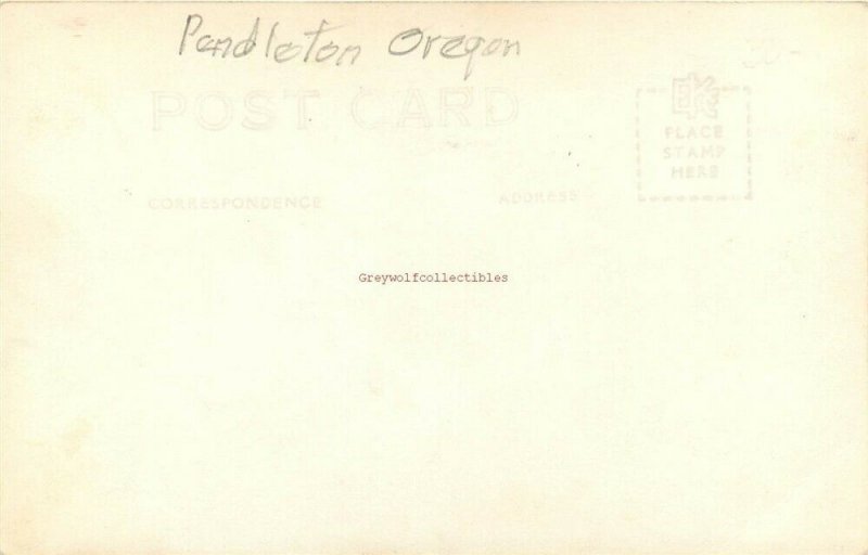 OR, Pendleton, Oregon, Main Street, Dennis Photos, RPPC