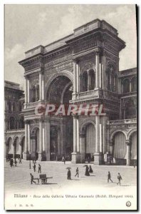 Postcard Old Milon Arco della Galleria Emanuele Vittario