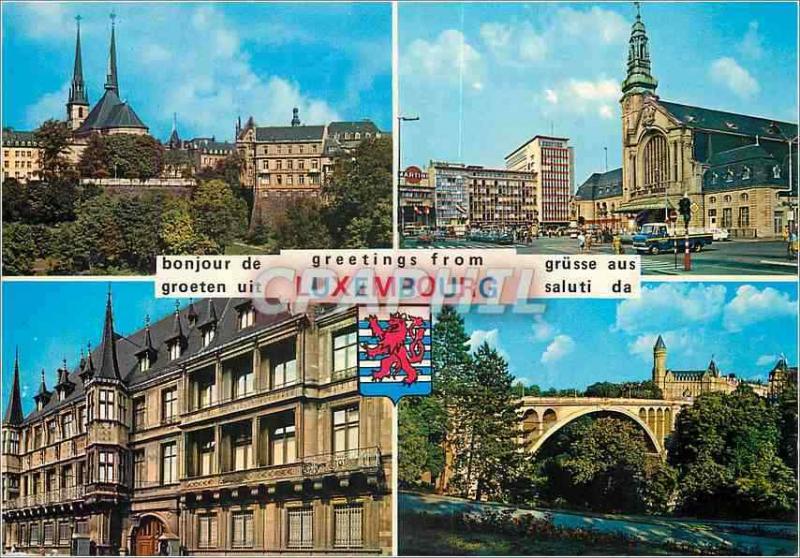  Modern Postcard Luxembourg