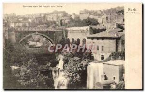 Old Postcard Italy Italia panorama visto dal Templo della Sibilla Tivoli Prov...