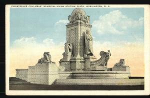 Old Postcard-Columbus Memorial-Washington DC