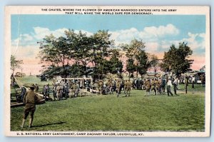 Louisville Kentucky KY Postcard US National Army Cantonment Camp Zachary c1920