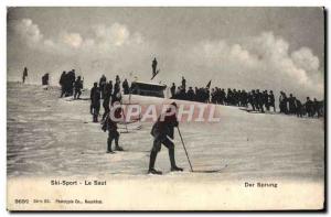 Old Postcard of Sports & # 39hiver Ski Jumping