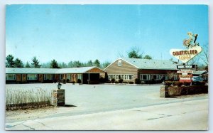 DERRY, NH New Hampshire ~ Roadside CHANTICLEER LODGE & Motel c1950s  Postcard