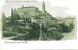 VINTAGE POSTCARD: UDINE City: CASTLE-