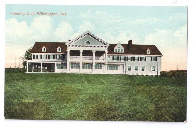 Delaware Wilmington Country Club ca 1910 Vintage Postcard