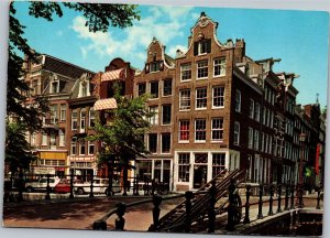 Postcard  Netherlands Amsterdam Leliegracht