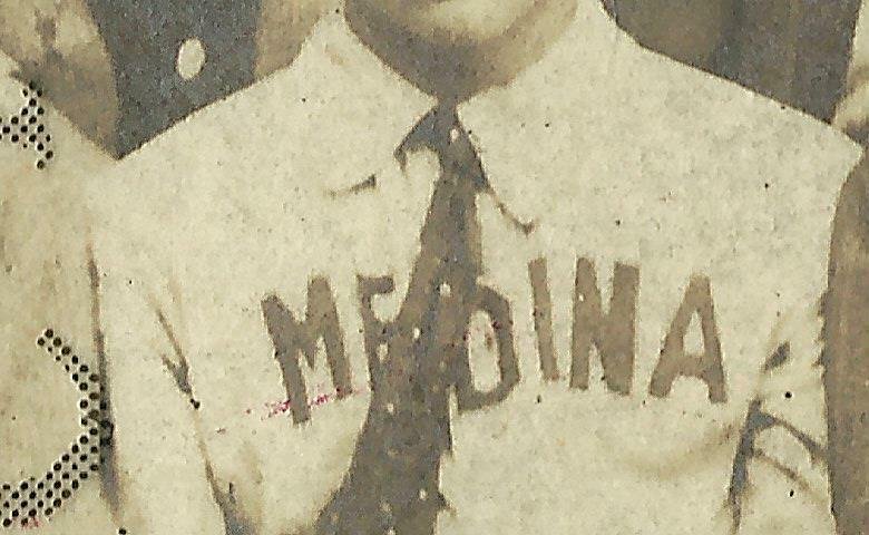 Medina MINNESOTA RP c1910 BASEBALL TEAM Uniforms nr Lake Minnetonka Maple Grove