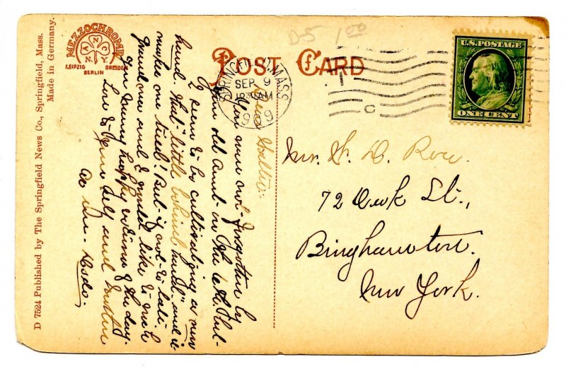 MA - Springfield. Cascades in Forest Park