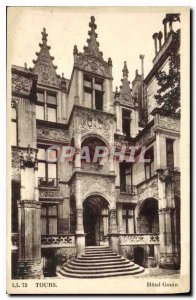 Postcard Old Tours Hotel Gouin