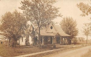 RPPC SOLDIER'S HOME SAINT JAMES MISSOURI HOUSE MILITARY REAL PHOTO POSTCARD 1916