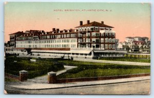Hotel Brighton Atlantic City NJ New Jersey Postcard