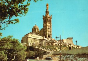 Postcard Marseille La Basilique Notre Dame De La Garde Basilica Marseille France